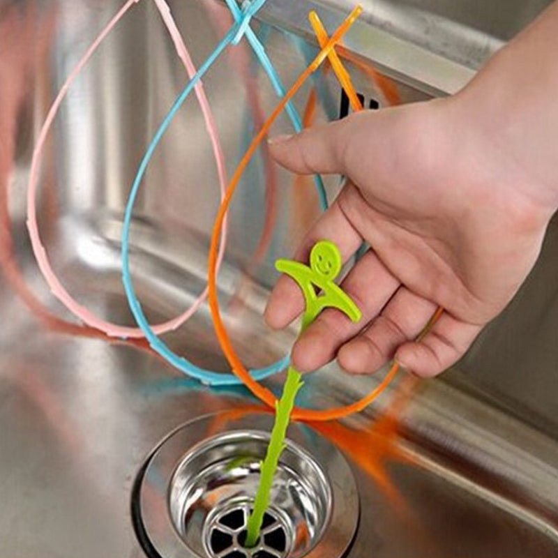 1PC Kitchen Bathroom Sink Pipe Drain Cleaner Pipeline Hair Cleaning Remova Cleaning Tools