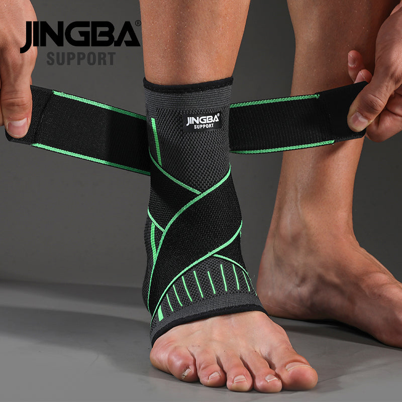 1PC Pressurized Bandage Ankle Support Ankle Brace Protector Foot Strap Elastic Belt Fitness