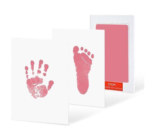 Super Large Pet Dog Cat Baby Handprint or Footprint Contactless Stamp Pad 100% Non-toxic and Mess-free