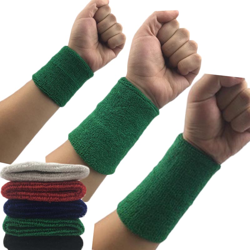 1Pcs Wrist Sweatband Wrist Brace Support Sweat Band Towel Bracelet Protector