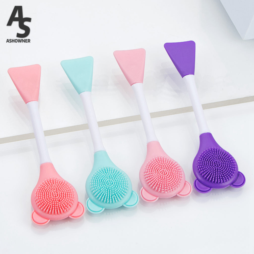 1pcs Face Mask Brush Silicone Soft Fashion Beauty Women Skin Face Care Home Makeup Tools