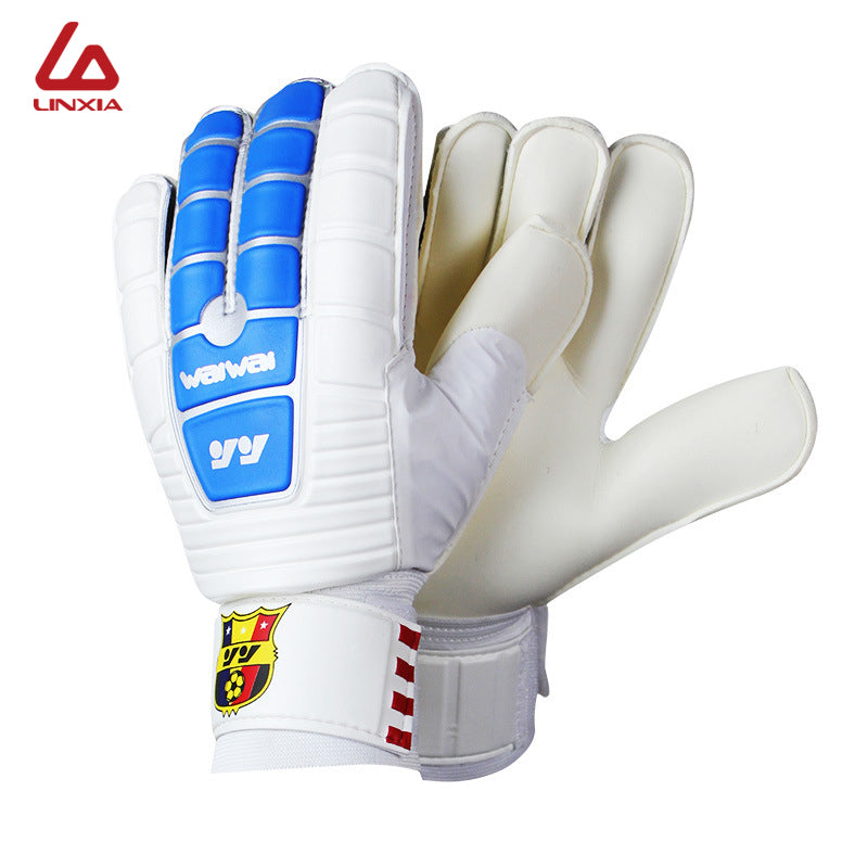 2021  Goalkeepers Glvoes Latex Finger Protection Non-Slip Men Football Gloves