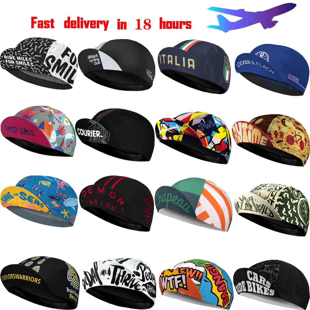 2022 Outdoor sports Cycling Caps Bicicleta Wear Hats Breathable  Free Size Be Elastic Men And Women 16 Style Arbitrary Choice