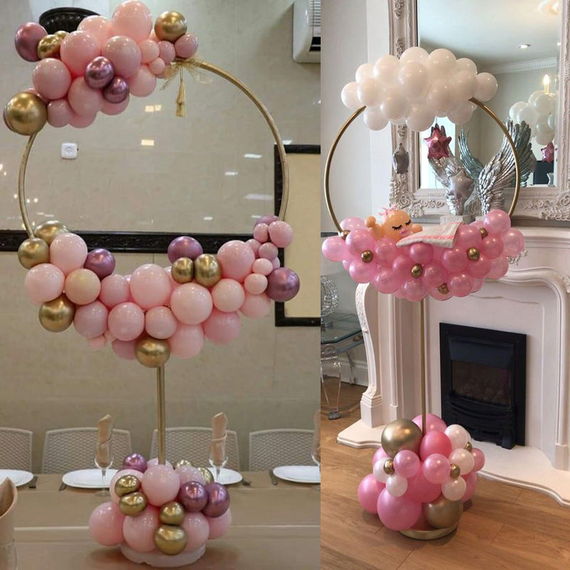 Balloons Ring Stand for Baby Shower Wedding Decoration Balloons Round Hoop holder birthday party baloon ballon