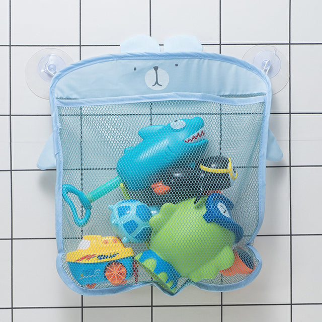 Bathtub Organizer Bags Holder Storage Basket Kids Baby Shower Toys Net Bathroom Accessories