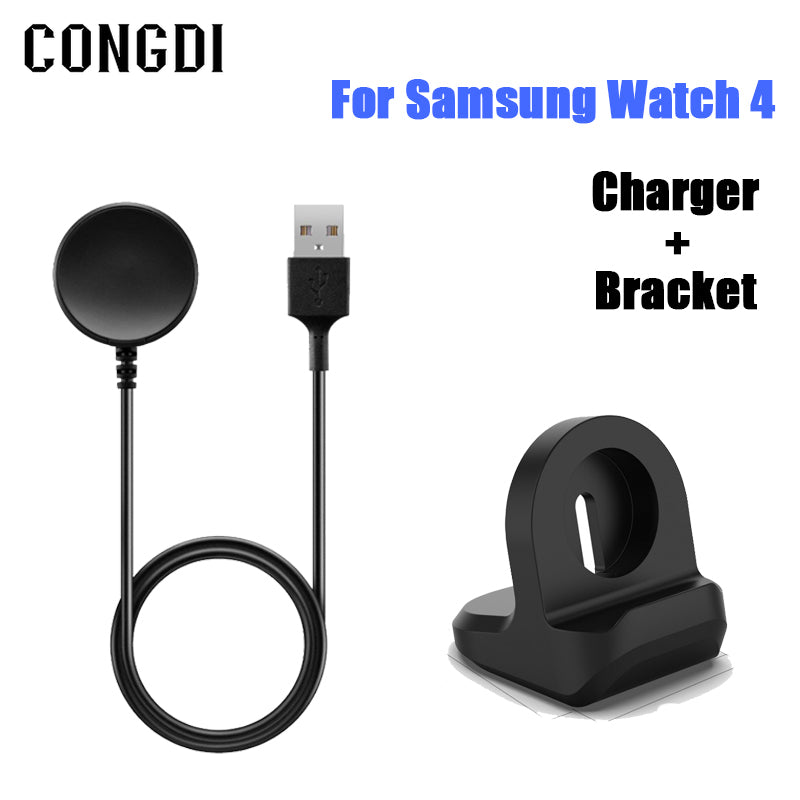 Charger Cable For Samsung Galaxy Stand Dock Bracket For Samsung Watch 4 Active 2 USB Charging Adapter Cables