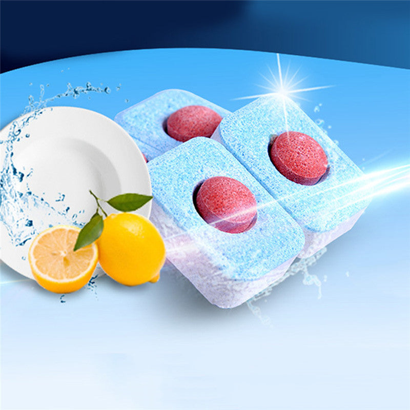 Dishwasher Detergent Concentrated Rinse Block Powerball Dish Tabs 3 in 1 Fresh Spice Plate Kitchen Cleaning Dishwashing Tablets