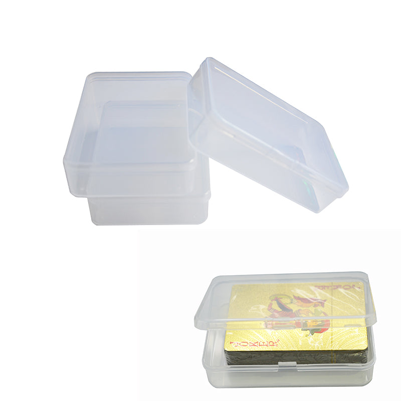 Game Card Transparent Box, Jewelry Storage Container 1 Piece 10x7Cm Board Game Transparent Plastic Box