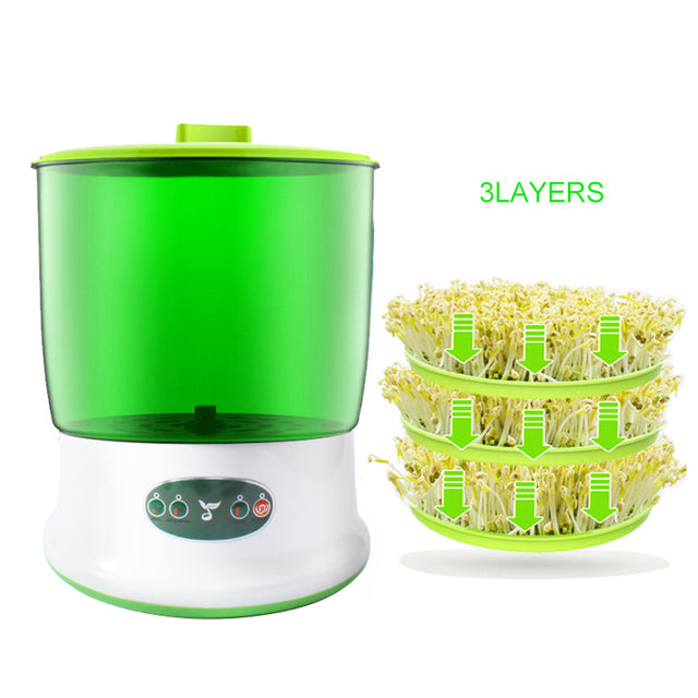 Intelligent Bean Sprouts Maker Thermostat Green Vegetable Seeds Sprout Buds Germinator Machine