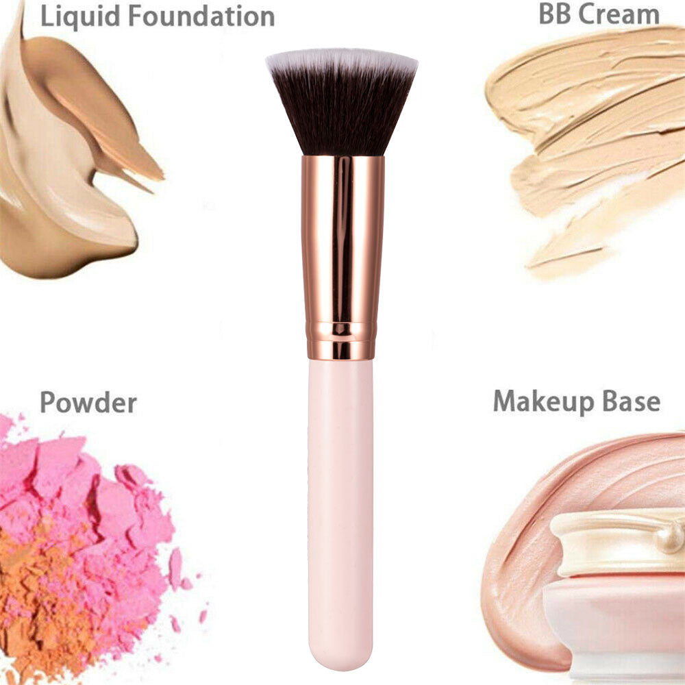 Luxury Makeup Brushes Flat Top Foundation brush for Liquid Cream Powder
