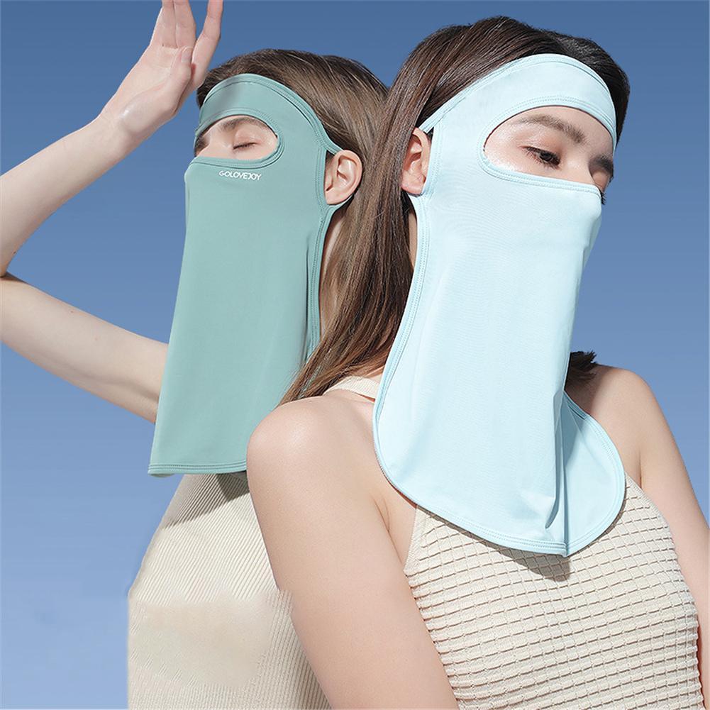 Outdoor Hiking Riding Ear-wearing sunshade sunscreen scarf Face Cover Breathable Headscarf