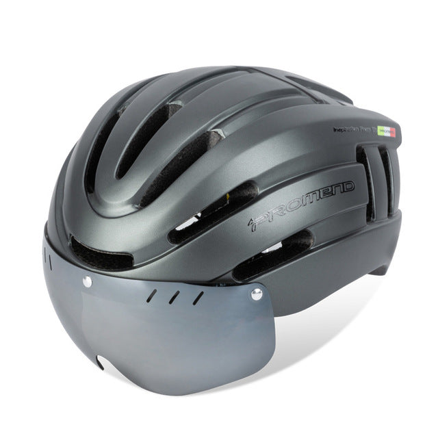 Bicycle Helmet LED Light Rechargeable Cycling Helmet Mountain Road Bike Helmet Sport Safe Hat For Man