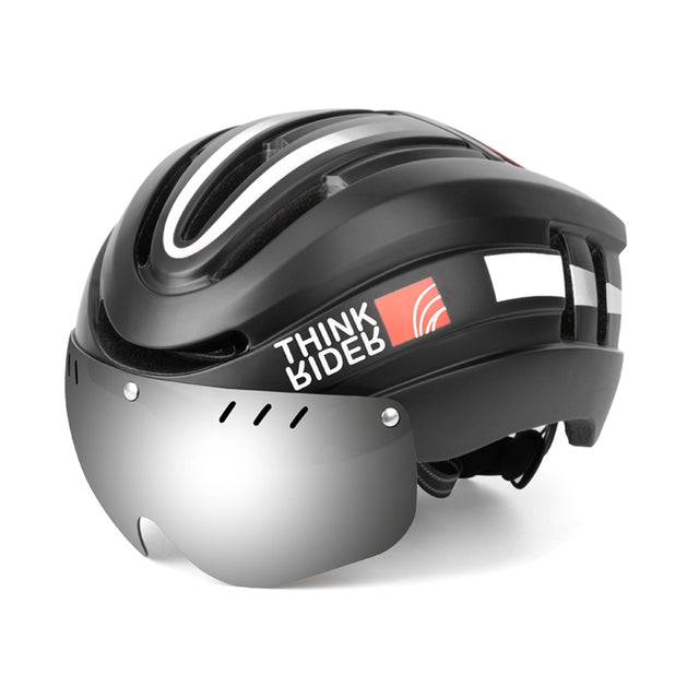 Bicycle Helmet LED Light Rechargeable Cycling Helmet Mountain Road Bike Helmet Sport Safe Hat For Man