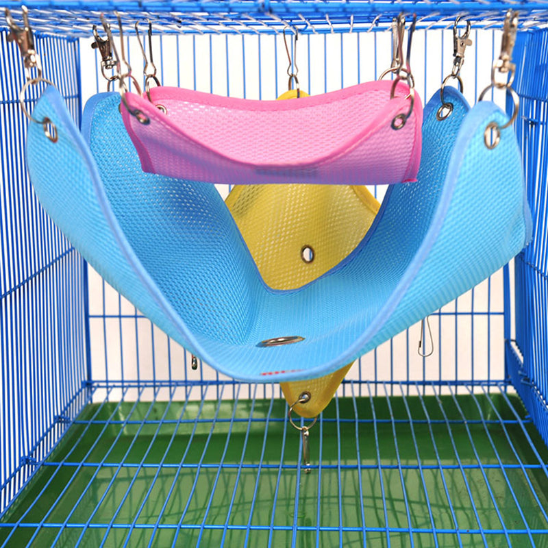 Pet Hamster Hammock Summer Breathable Mesh Bed for Chinchilla
