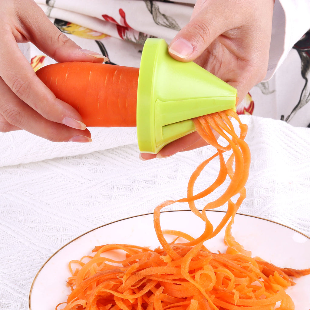 Grater Vegetable Potato Spiral Chopper Peeler Kitchen Tool Manual Carrot Fruits Rotating Slicer Grater