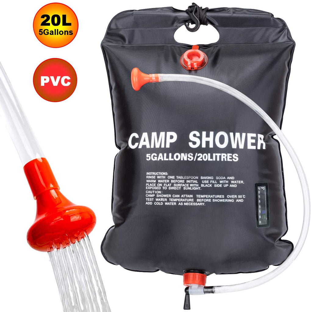 Portable Camping Shower Bag for Camp Shower 20L  Solar Shower Camping Traveling