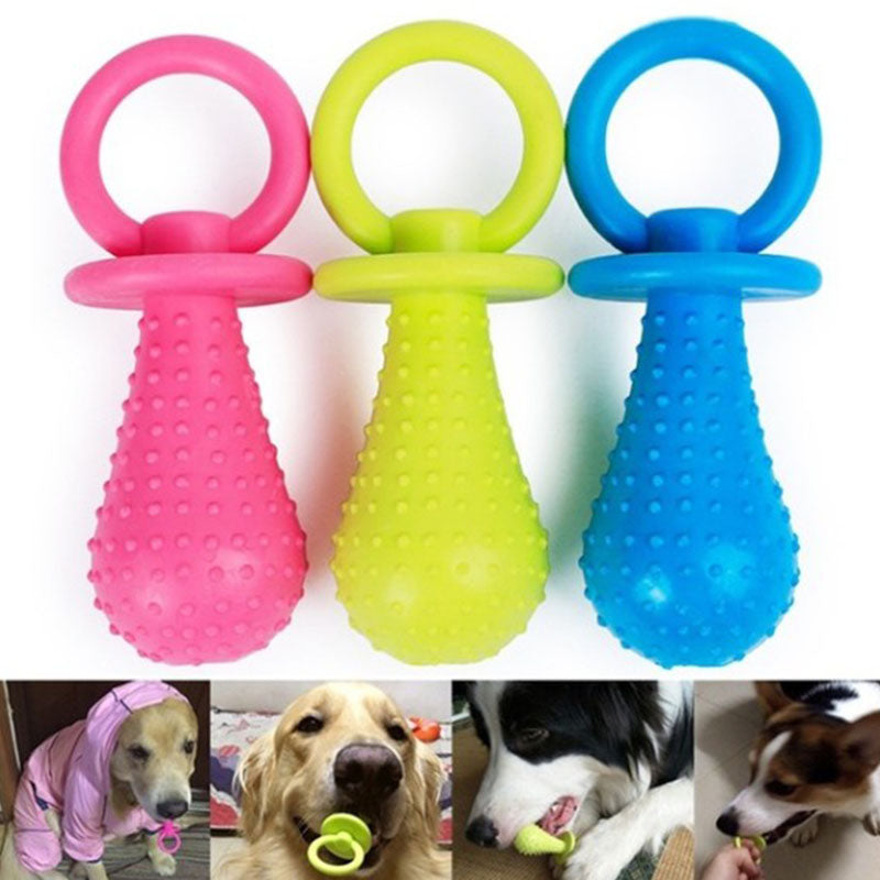 Small Pet Chew Toy Soft Small Rubber Pacifiers