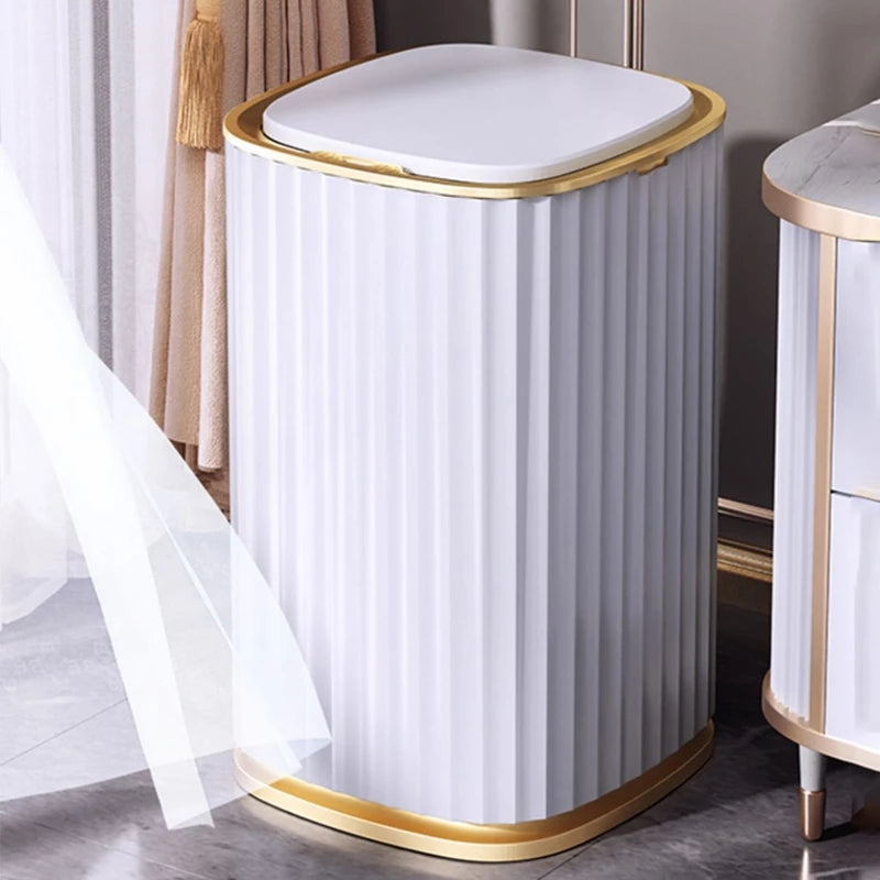 Smart Sensor Garbage Bin Kitchen Bathroom Toilet Trash Can Best Waterproof Bin with Lid 10/15L