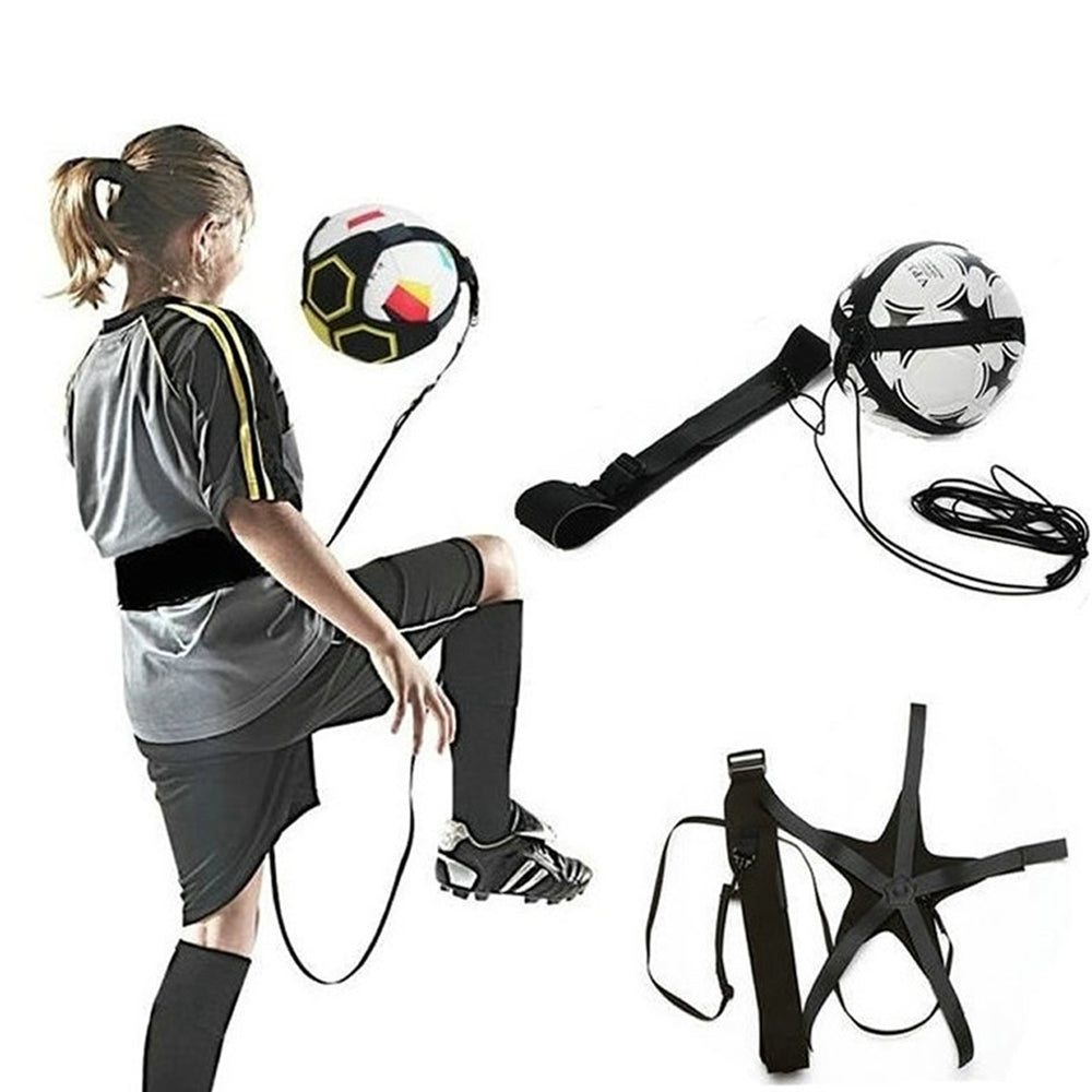 Soccer Ball Bags Circling Belt Kids Football Training Equipment Kick Trainer Football Kick