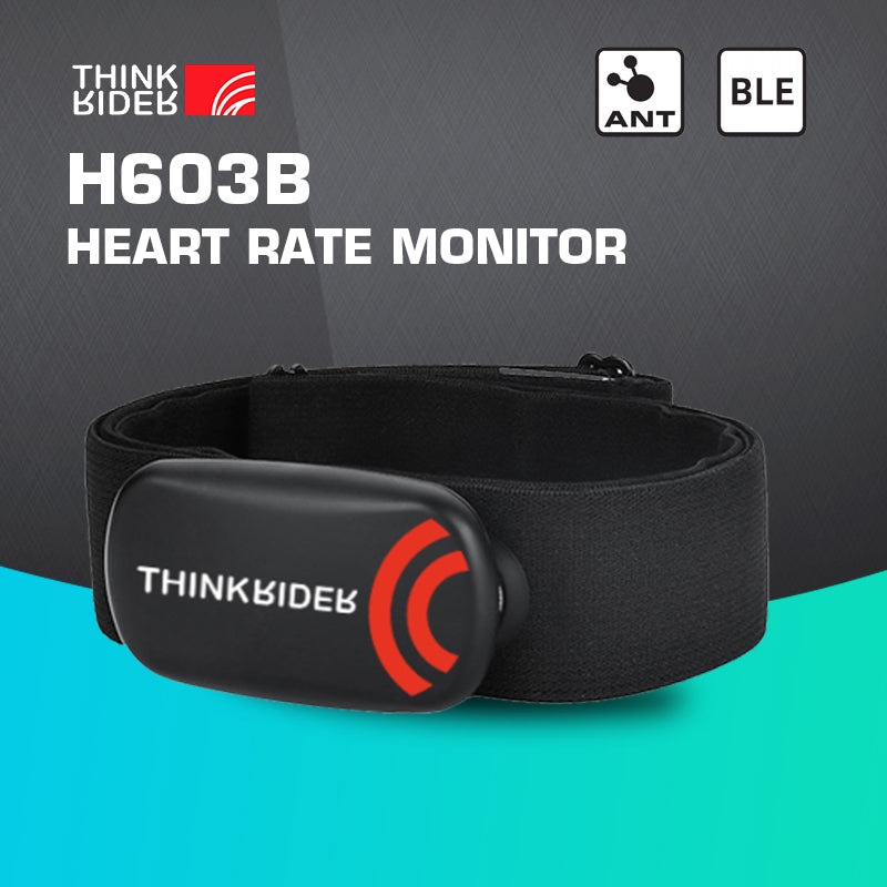 ThinkRider Heart Rate Monitor Chest Strap ANT+  Fitness Sensor Connected Cycl