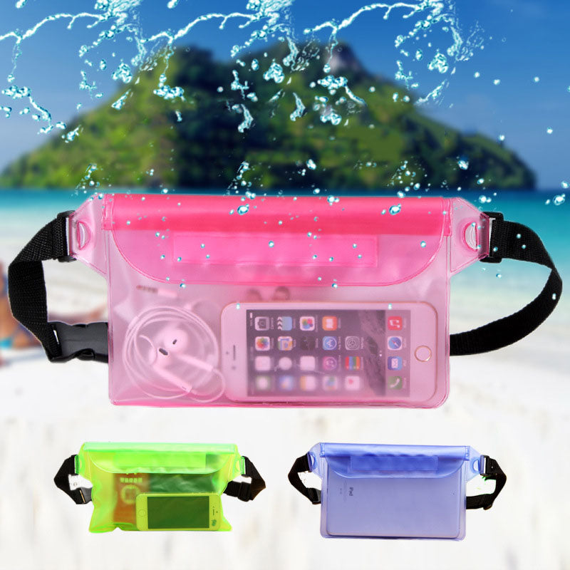 Waterproof Swimming Bag Drift Diving Shoulder Waist Pack Bag Underwater Mobile Phone Bags Case Cover