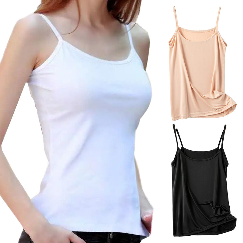 Women Sling Vest Summer Girls Sexy Strap Cotton Camisoles Crop Tops Sports Yoga Fitness Base Vest Tops