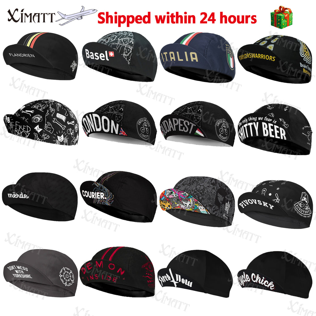XIMATT Black Series Most Popular  Polyester Cycling Caps