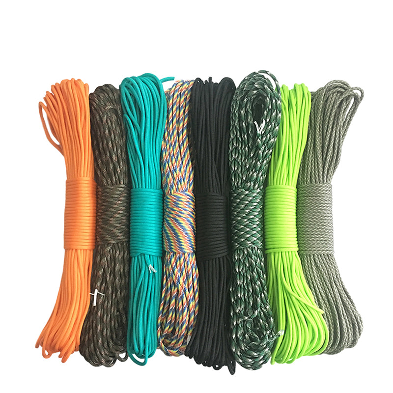 Parachute Cord Lanyard Tent Rope Mil Spec For Hiking Camping 215 Colors